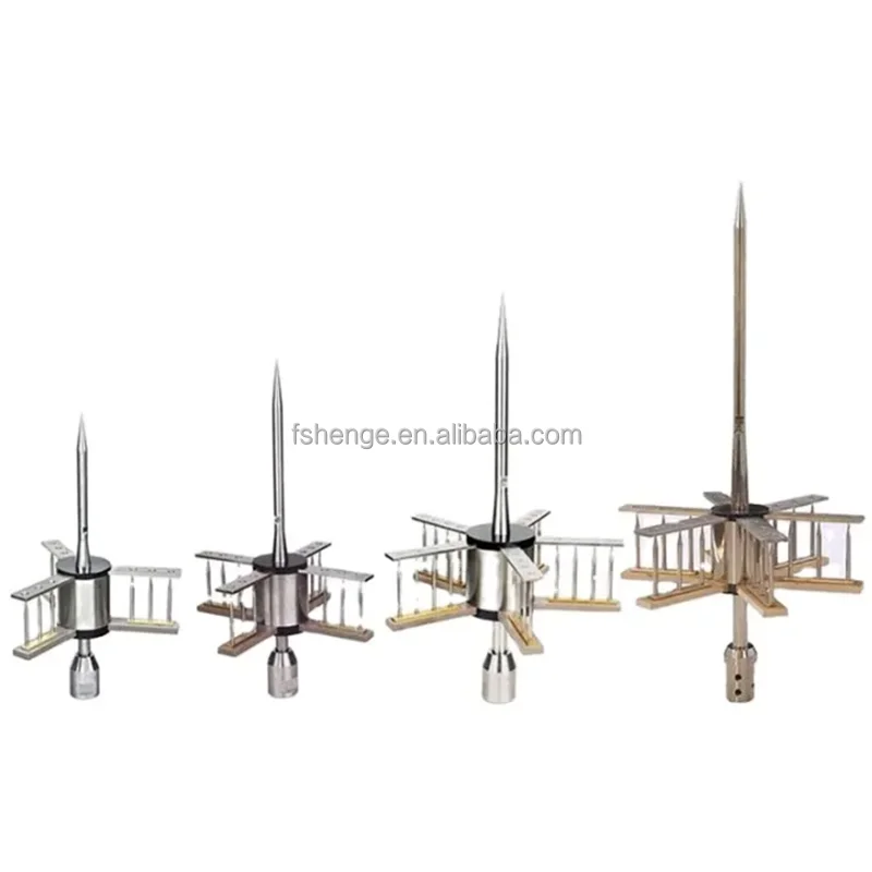 Ground Rod Lightning Arrester Stainless Steel Active Lightning Rods / Lightning Conductor For Building