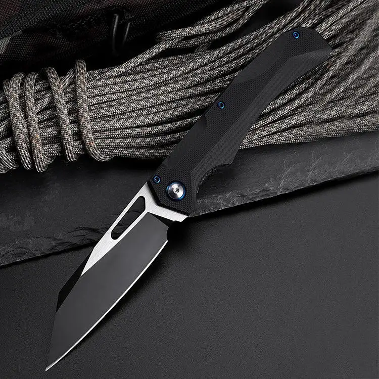 Multifunctional D2 portable stainless steel jackknife fruit knife outdoor tools high hardness knife
