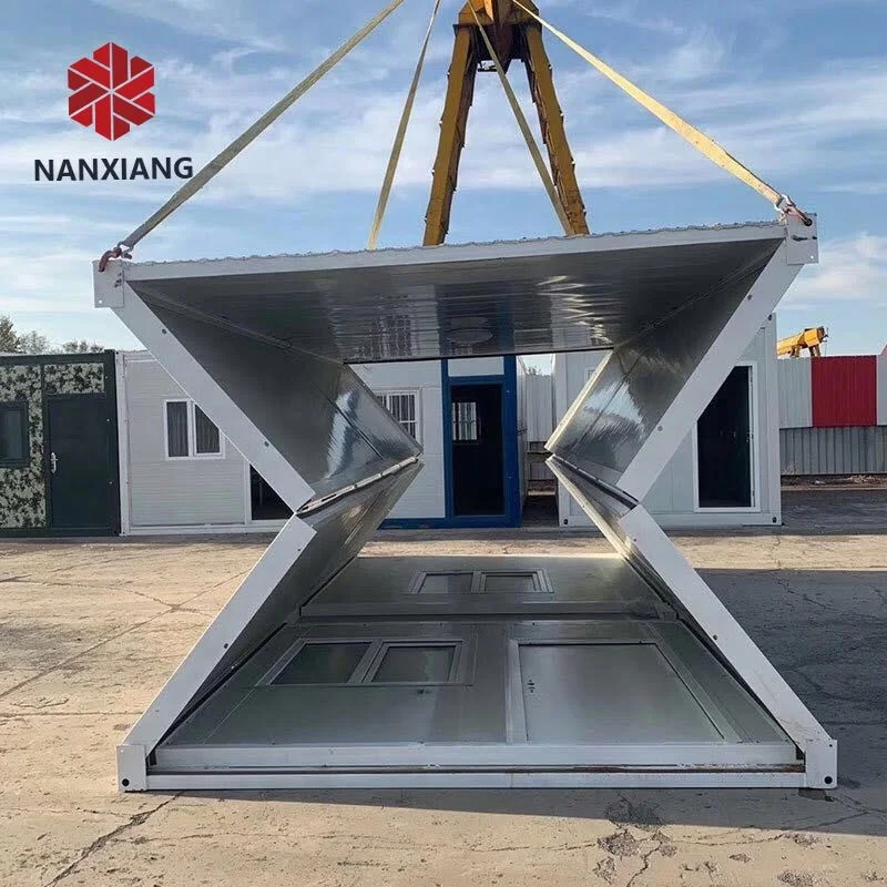 NANXIANG recycled customized container on wheels folding family house
