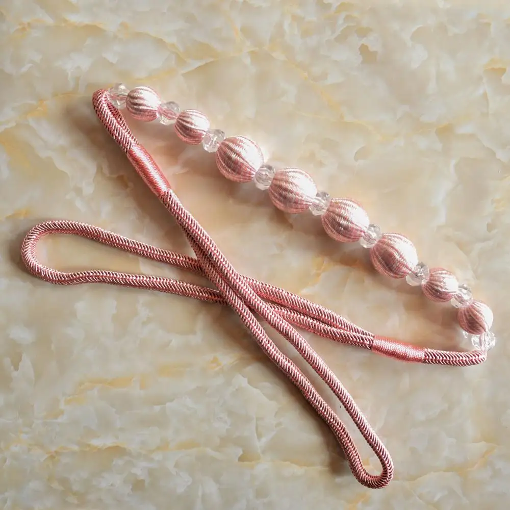 Beautiful Fancy Curtain Accessories/Luxury Colorful Beaded Tieback