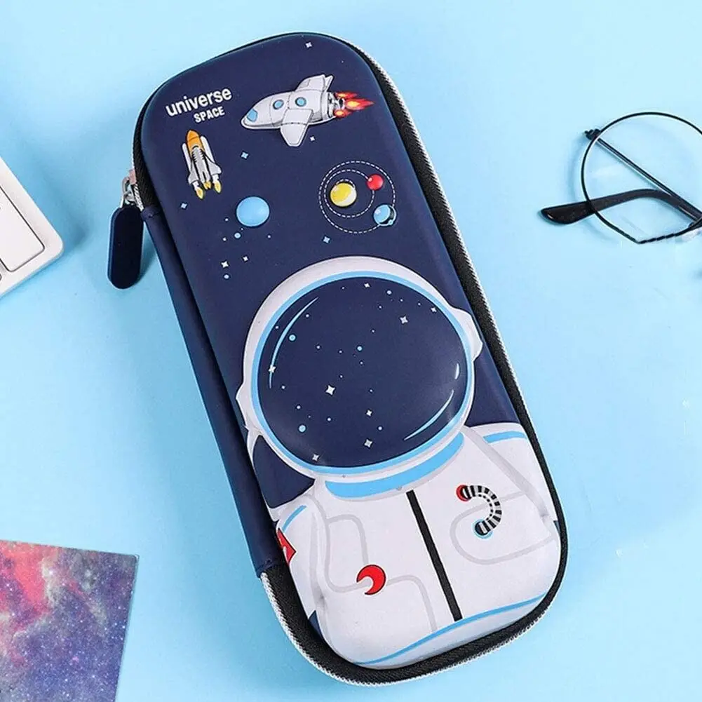 Hot Sales Canvas Pencil Box Case Design Shockproof EVA 3D for School 3d Queen of Snow  Hard Pencil Case for Kids