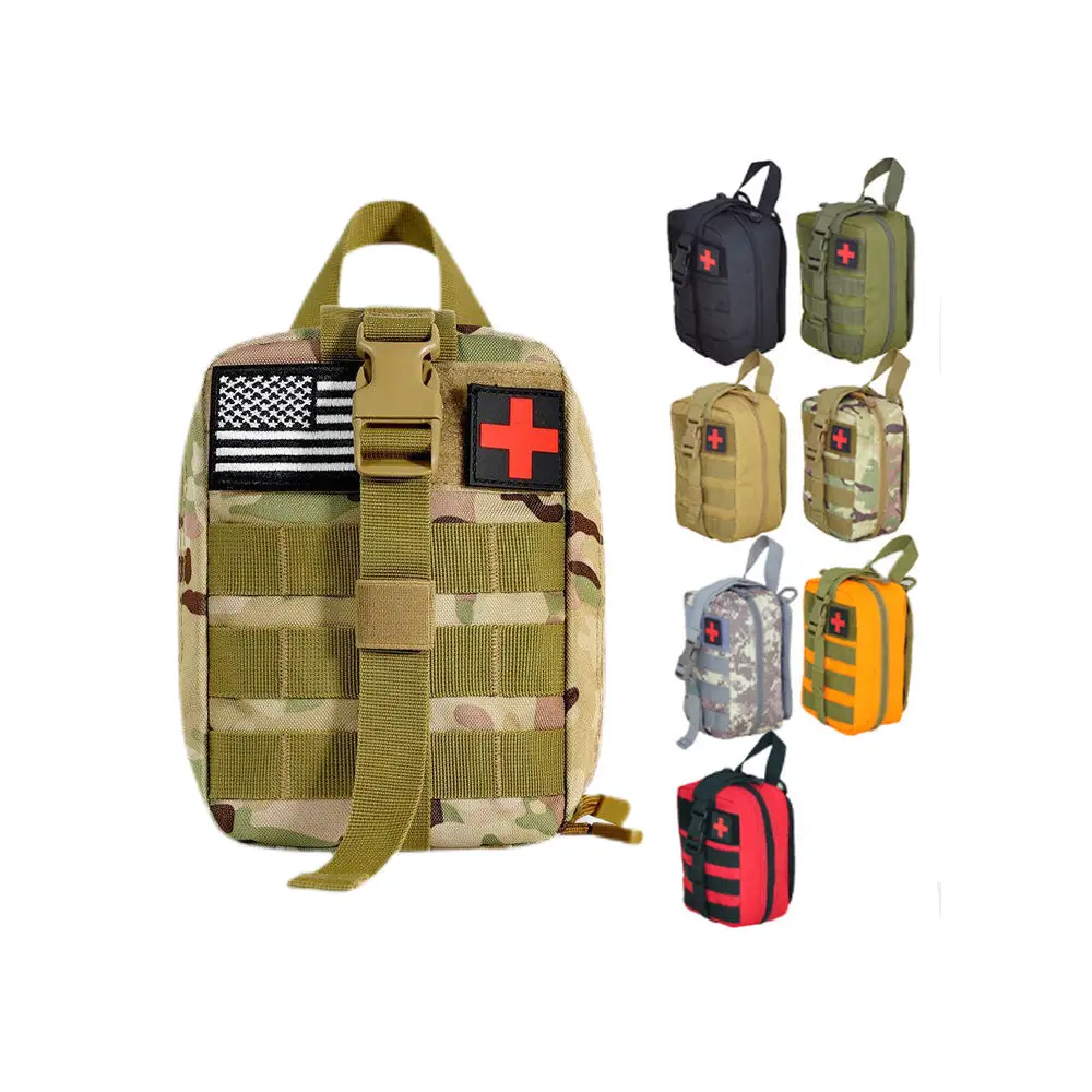 Emergency Medical Tactical Trauma Outdoor Camping Hiking Portable 90 Pieces First Aid Kit Bag