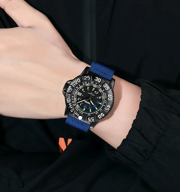 mens luxury watches 2022 SKMEI 9281 quartz watches stainless steel in wristwatches luxury