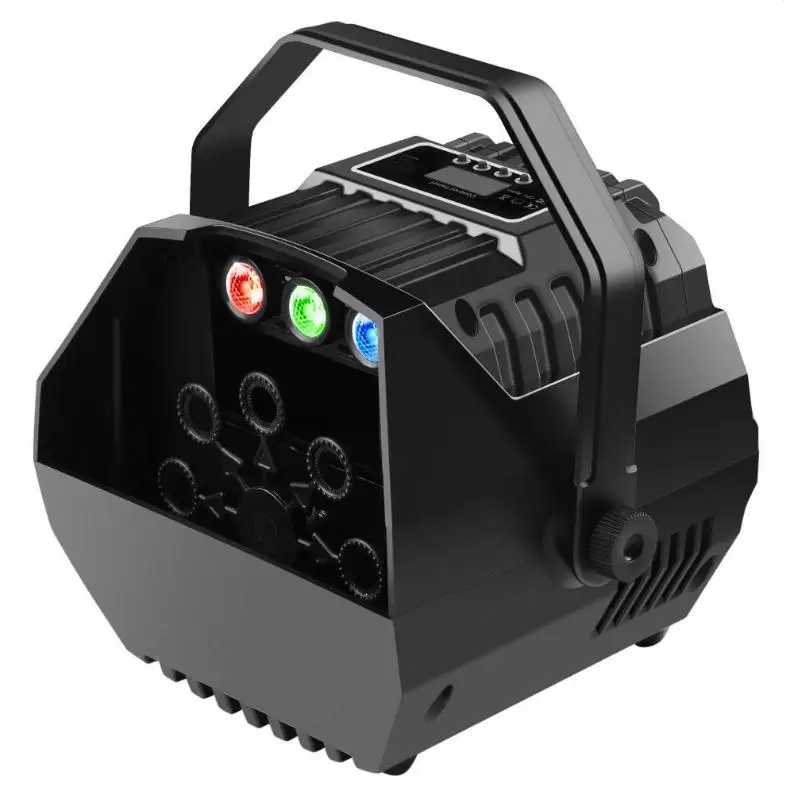 New mini led bubble machine remote control automatic soap bubble machine