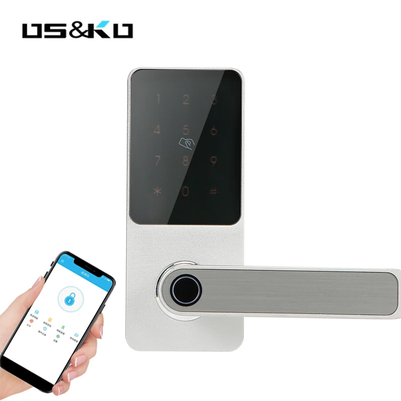 Smart biometric Fingerprint Lock with Digital Password RFID Card Key Electronic Smart Fingerprint Door Lock