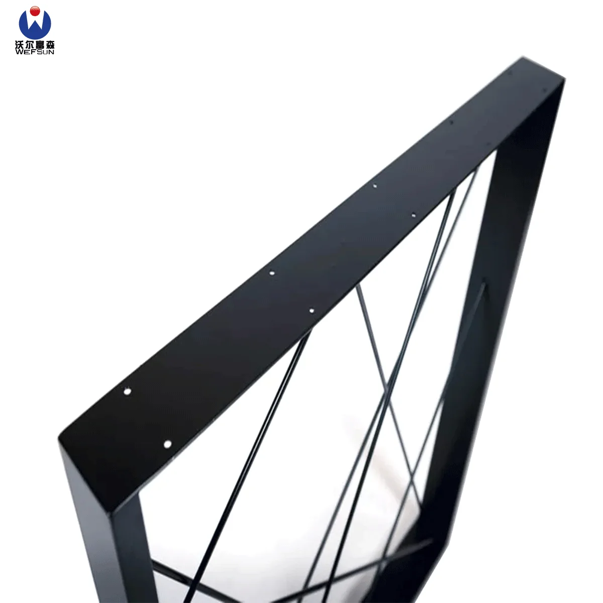 Coffee Industrial Cast Iron Restaurant Black Dinning Large Cross Frame Wrought Pedestal Dining Metal Table Base legs