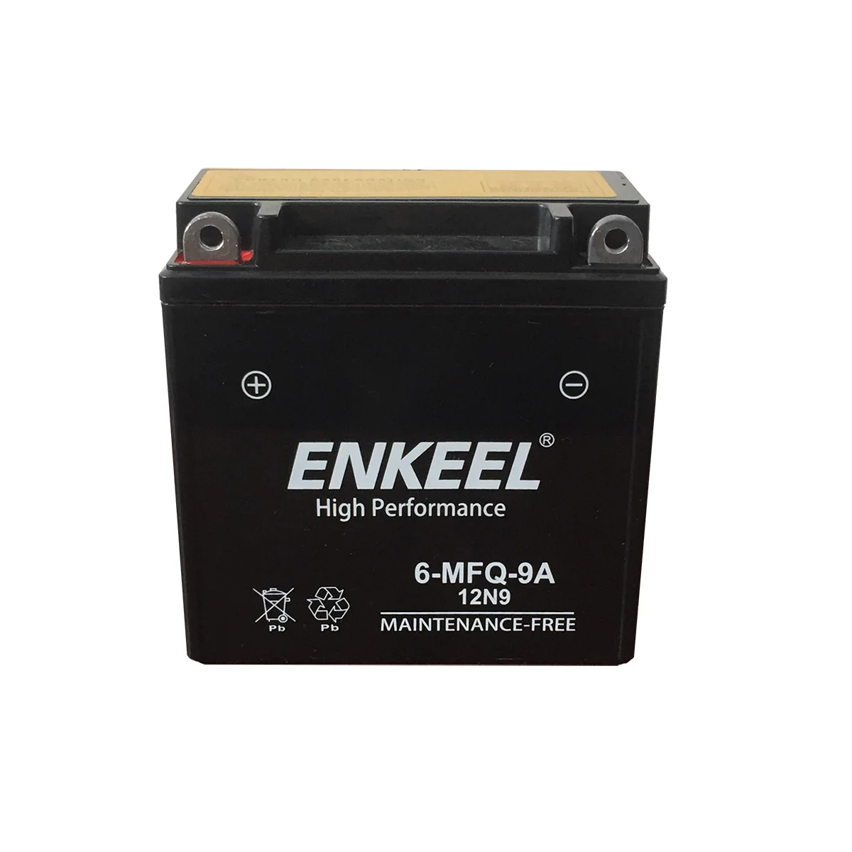
12N9L-BS 12V9AH HIGH QUALITY MF MOTORCYCLE BATTERY 