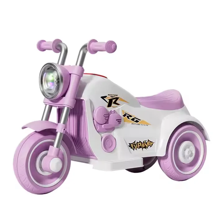 Baby ride on car pedal kids motorcycle Early education features motorcycles Plastic Ride Scooter