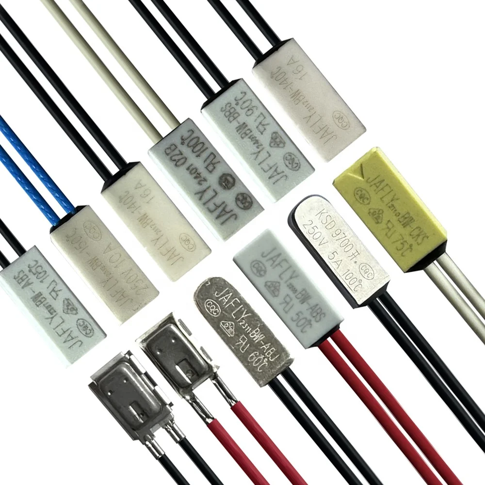JIHUI high quality Temperature protector overload thermal protector thermostat thermo switch