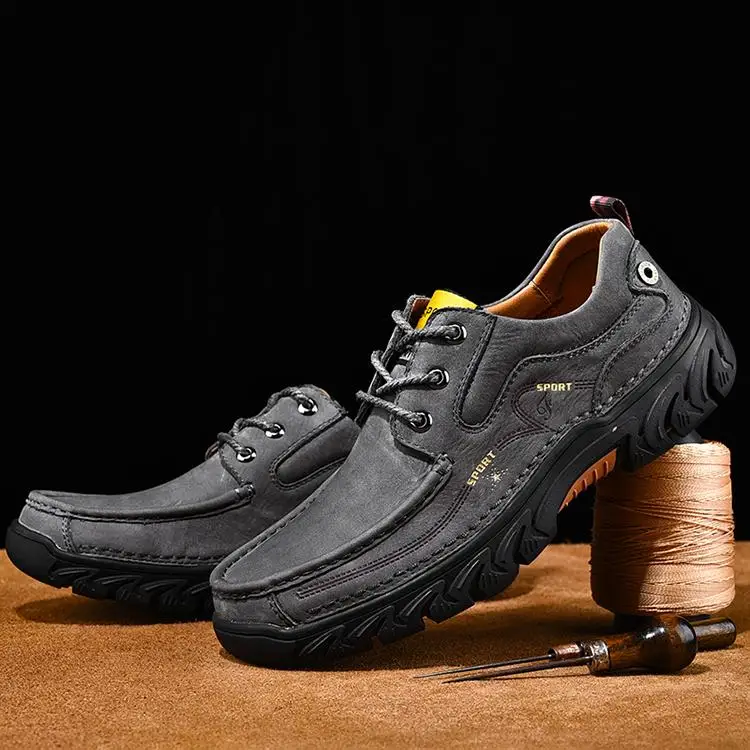 
Manual Suture Cow Leather Frosted Leather Men Sneakers Men Casual Shoes Sneakers 