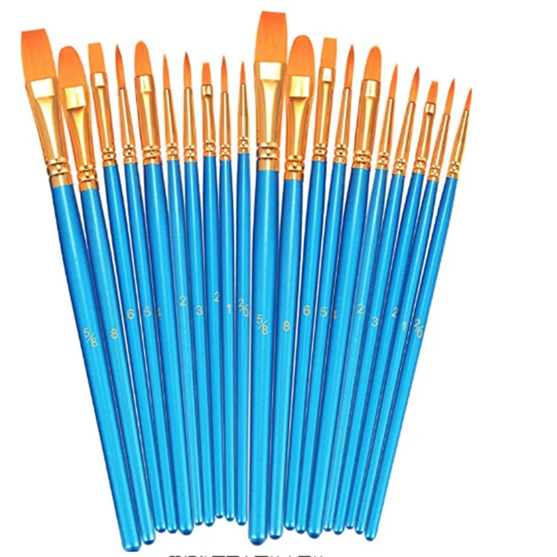 
Factory Wholesale art paint painting brush set brushes 20pcs a set 
