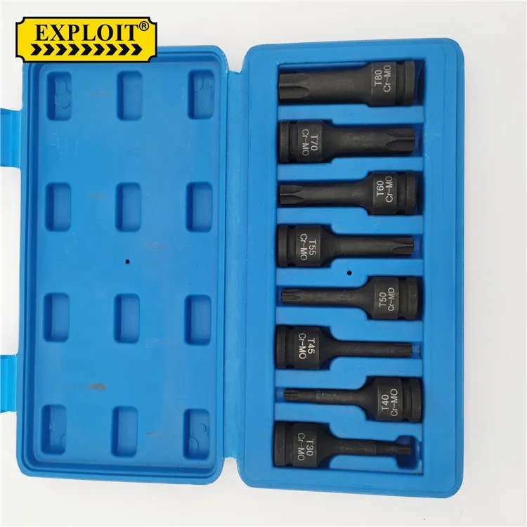 Wholesale Custom Car Vehicle Pneumatic Jackhammer Sleeve Tools Kit Sets CR-MO Auto Repair Hardware Tool Set Box