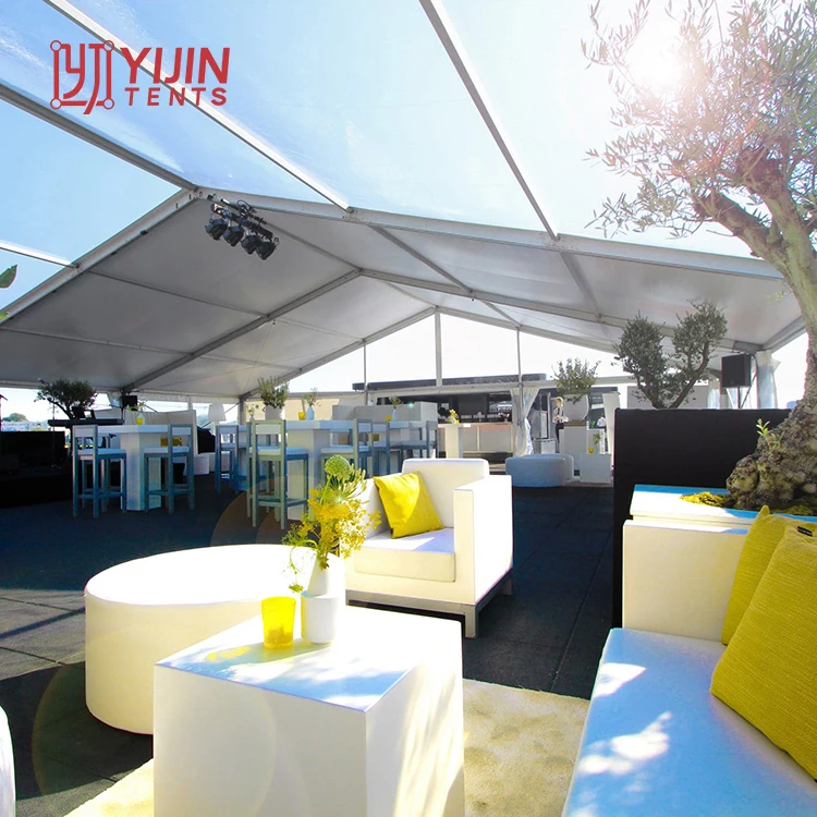 20 x 25 40x80 100m x20m clear span wedding tent no center poles with walls for use as church