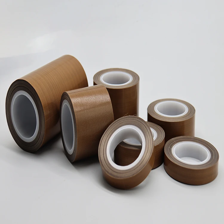 Easy to Clean Heat Resistance Fabric Tape Fireproof fiberglass ptfe tape pehd with Silicone Adhesive