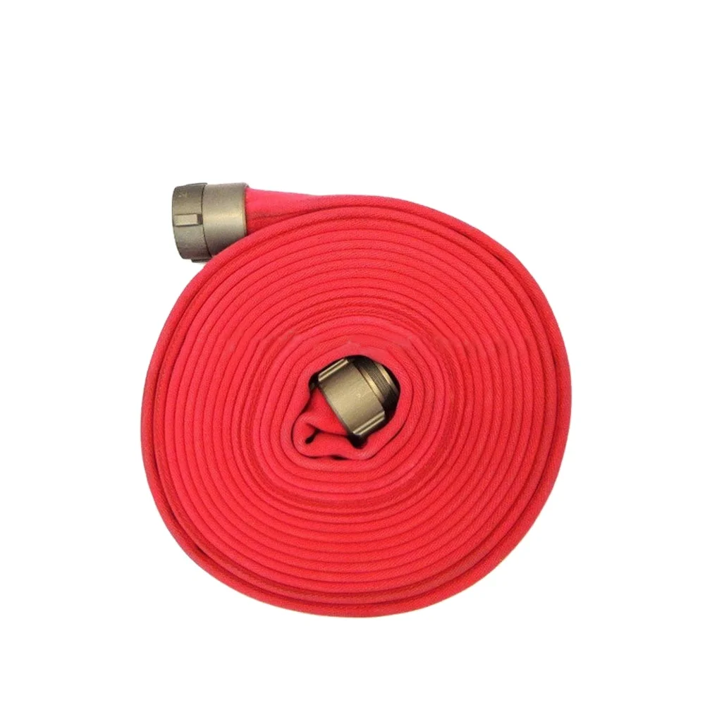 High Quality 1.5 Inch NH Coupling PVC Firefighting Hose 30M High Pressure Rubber Lay Flat Firefighting Equipment Accessory