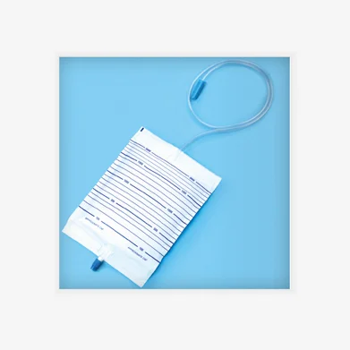 
 2000 мл с поворотным дюйм клапан экономичный мочи мешок  