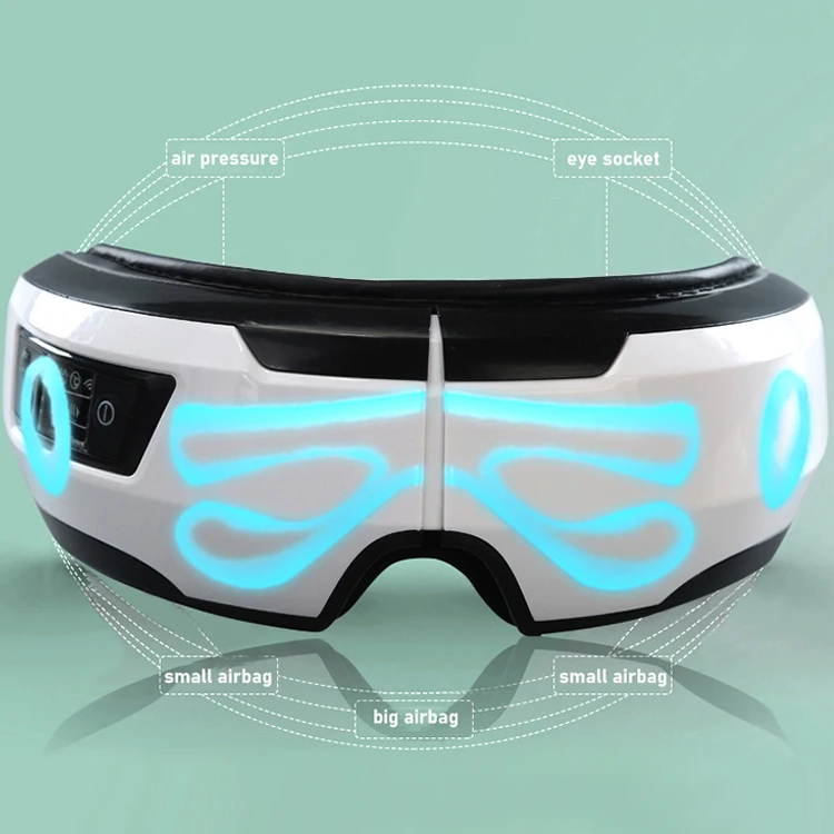 Eye Massage Machine Music Wireless Vibration Heat Eye Massager Foldable Electric Smart Eye Mask Massager