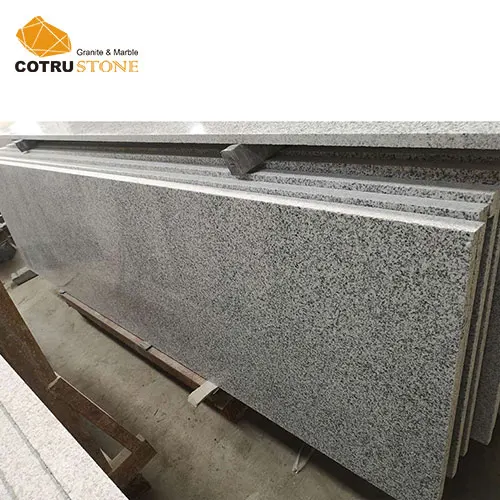 Whole Sale Cheap Natural Grey Granite JL White Granite Tile 60X60 Factory Prices Flamed Polished For Floor Kitchen Countertop