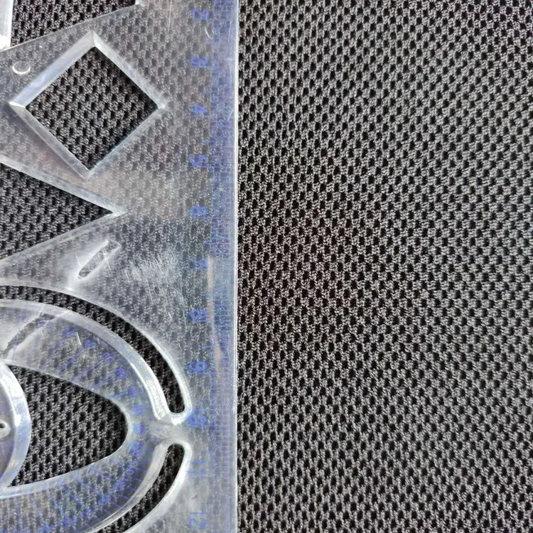 Customized color 100% polyester honeycomb jacquard mesh fabric