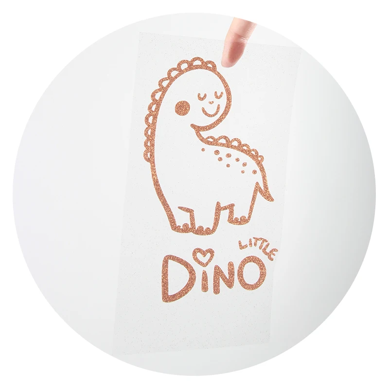 Wholesale twinkle big glitter htv garment heat transfer vinyl for t-shirts textile clothes