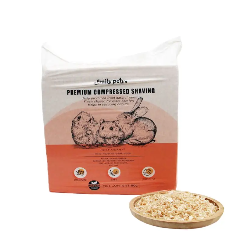 Natural Healthy Emilypets animal bedding shaving flakes
