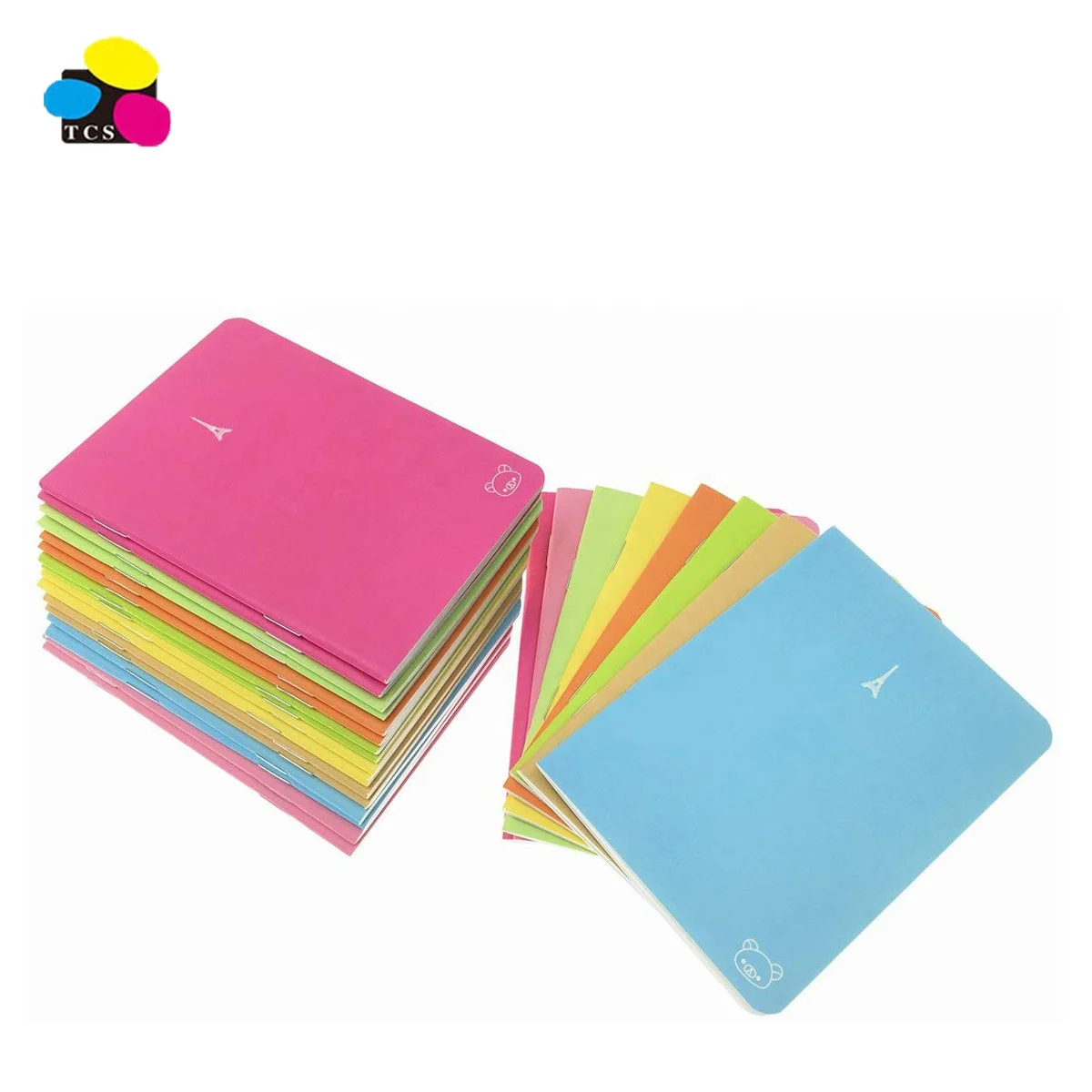 Cheap Price 24 Sheets 3.5x5 inches Mini Notebook Candy Colors Portable Pocket Notebook For Writing