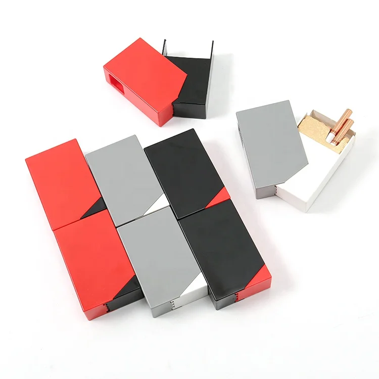 New Design Side Open Plastic Smoking Case Acrylic Color Match Cigarette Display Case Custom Wholesale