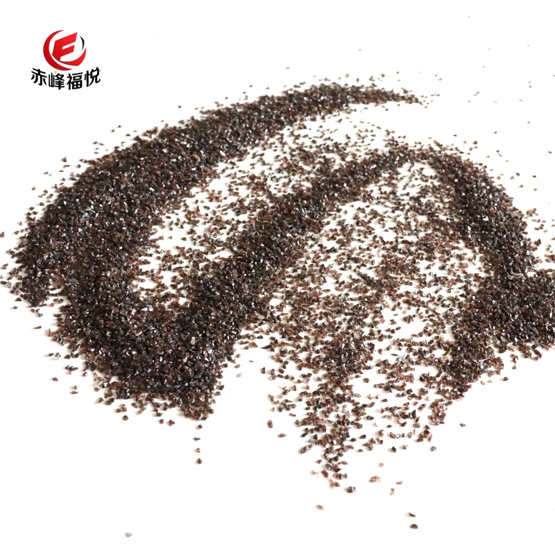 Refractory Grade Brown Fused Alumina 0-1/1-3/3-5mm 325mesh Powder Brown Aluminium Oxide Powder For Castable Materials