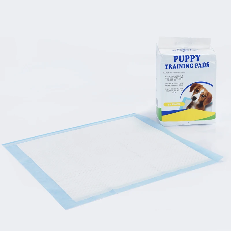 Disposable eco friendly  pet training and puppy underpad biodegradable dog pee pad for pet