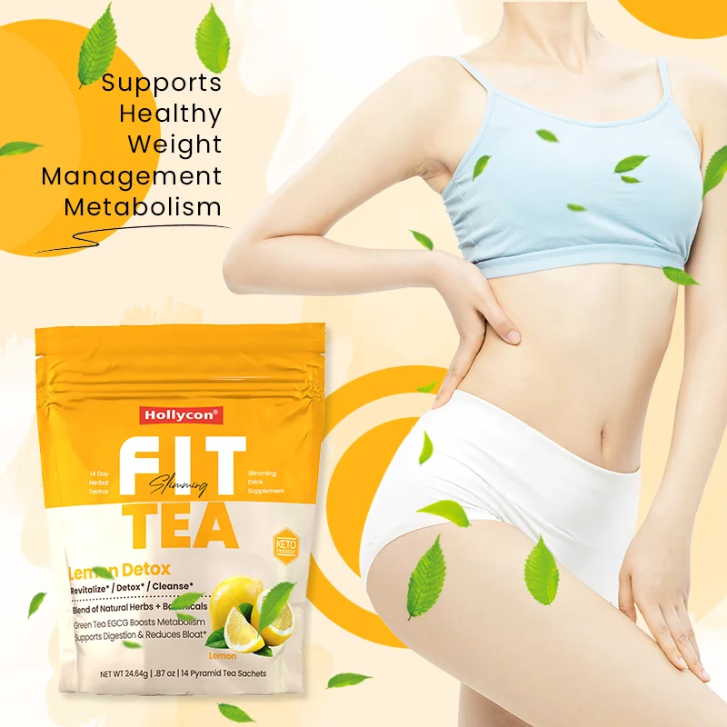Supplier Supports Weight Management Metabolism Cleansing Promotes Digestion Matcha Fit Tea Slimming Tea Bag 14 Day Herbal Teatox