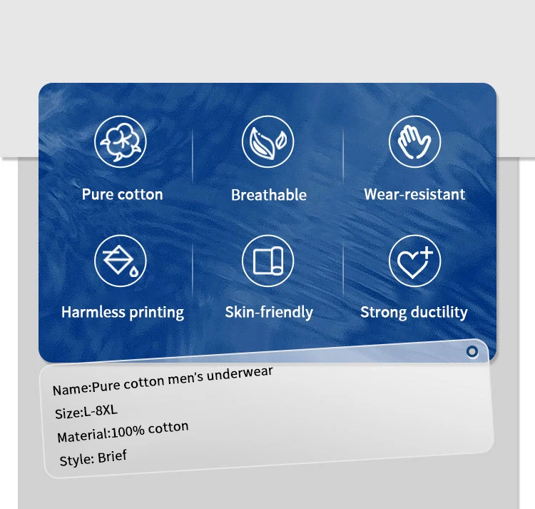 Designer custom own logo  wholesale cotton panty short boxer briefs sexy underwear for man