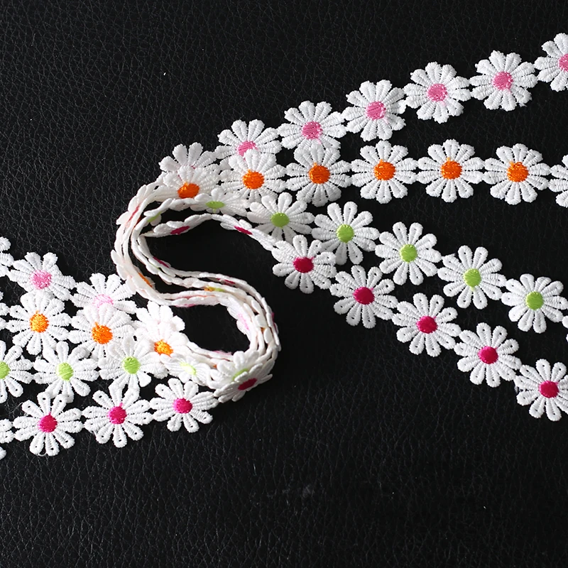 
Women Lace Fabrics Swiss 3d Flower Lace Embroidered African Net Mesh with Sequins Dress Custom Party Wedding OEM Picture Time 