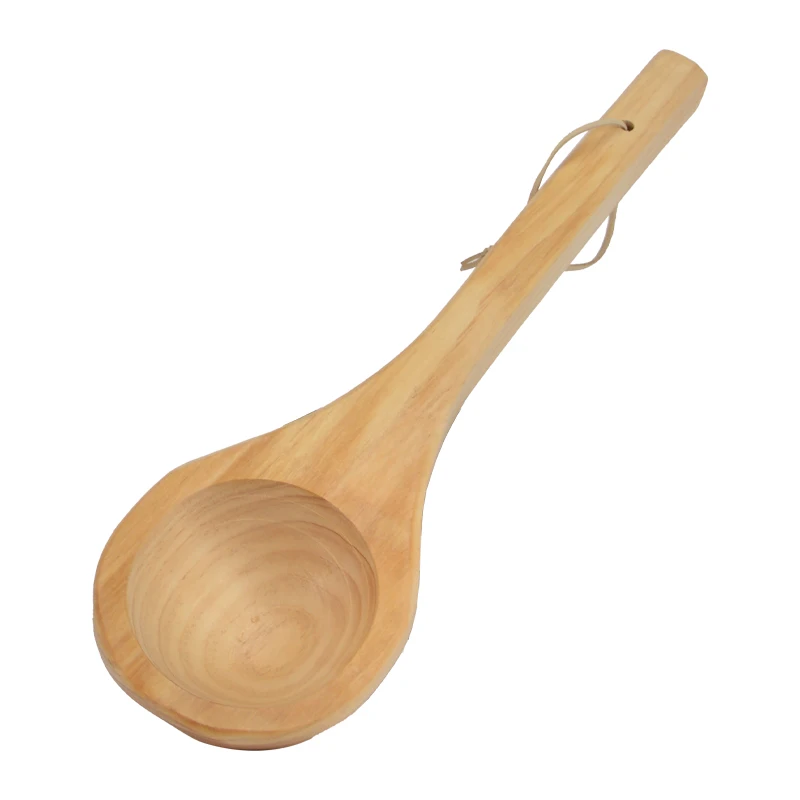 Factory wholesale sauna room accessories finnish spruce material sauna wooden bucket sauna bucket and ladle set