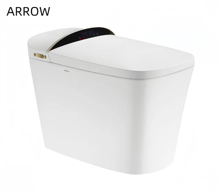 ARROW Modern auto open electronic toilet concealed tank bidet smart toilets floor mounted ceramic siphonic one piece toilet