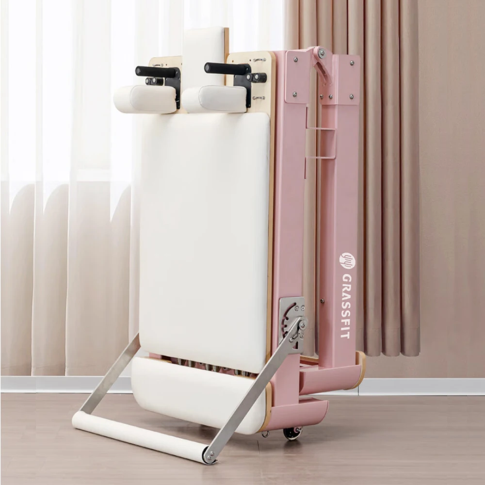 Custom New Product Portable Aluminum Pilates Machines Equipment Reformer Bed Folding Machines Foldable Light Cheap Commercial