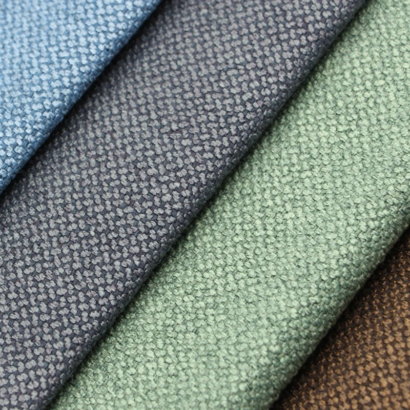 wholesale new design 100 polyester jacquard texture printed linen look dining chair upholstery fabric cloth in roll from china