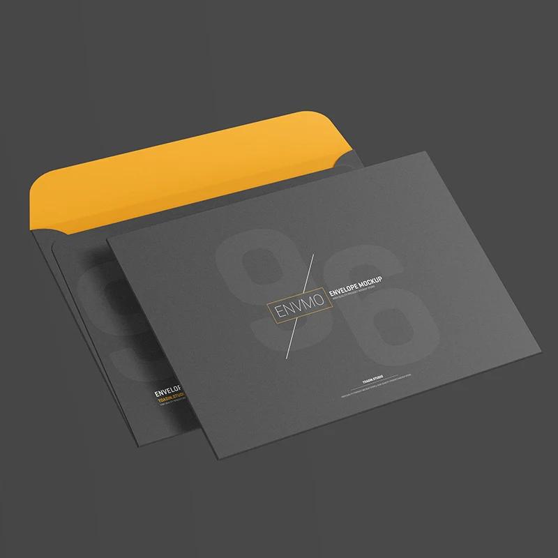 Luxury Envelope Customization  Full Color Both Side Paper Envelope Gift Card  Envelope