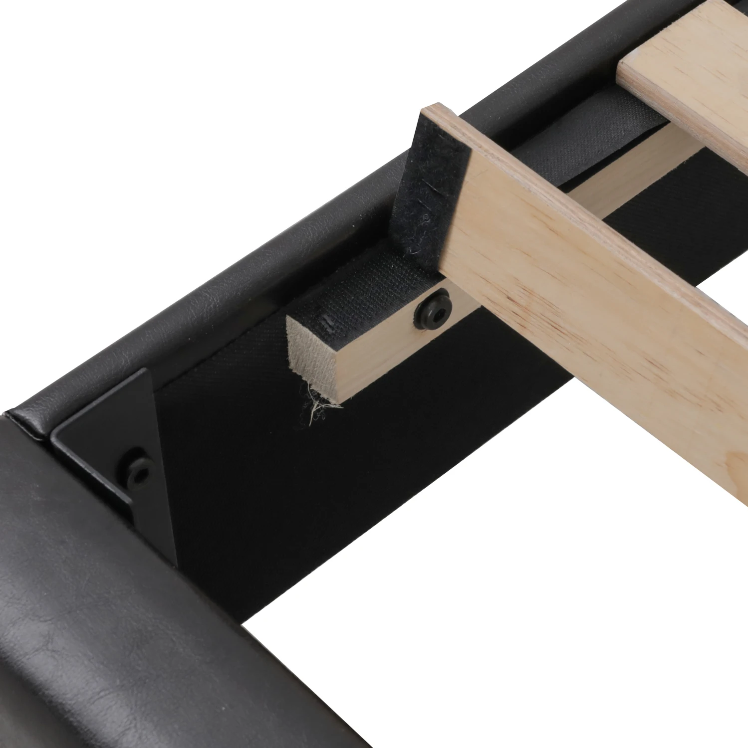 Hottest Sales upholstered faux leather platform beds, Bed Frame upholstered luxury