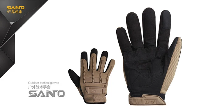  Manufacturer Customizable Logo Gym Gloves Breathable Full Finger Motorcycle Kart Racing Anti