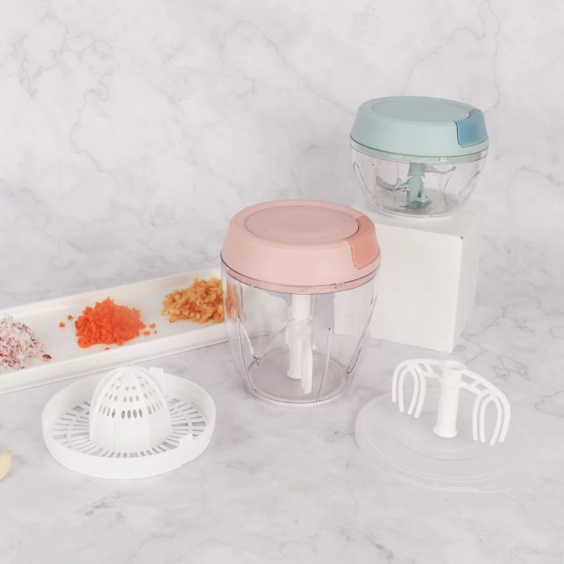 WOKA Kitchen Best selling mini vegetable chopper slicer cutter shredder grinder set for salad fruit Food processor master vegeta