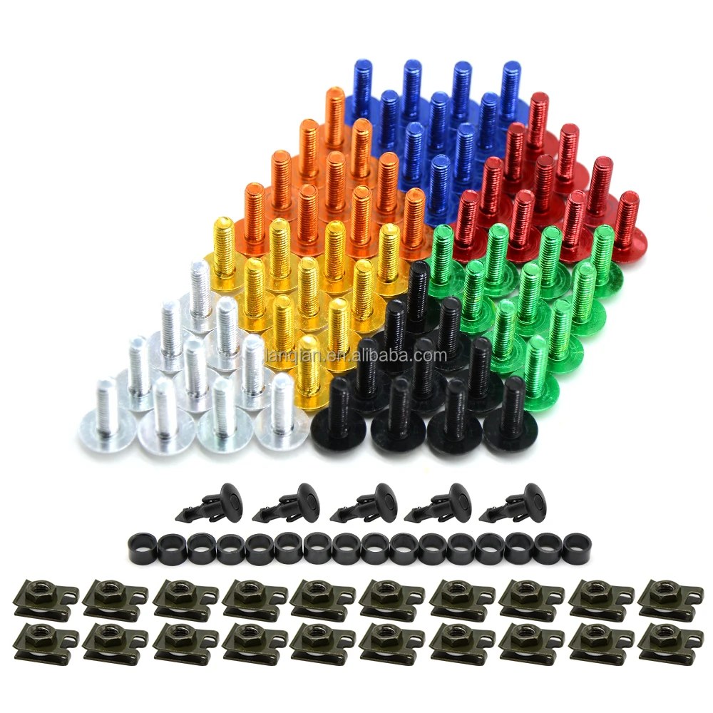 Universal Motorcycle Accessories Full Fairing Bolt Kit Bodywork Screws Nut For Gilera Nexus 300 E3 2008-2012 Nexus300 E 3