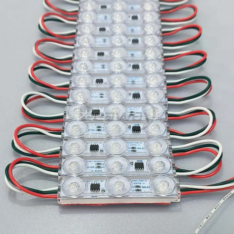 RGB  led module 12v 1.2W 3030 IP68 2811chip for Advertising Signs