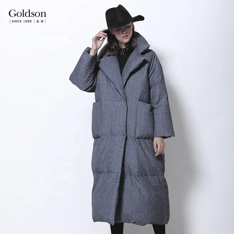 
China manufacture high quality women thick long winter duck down parka 