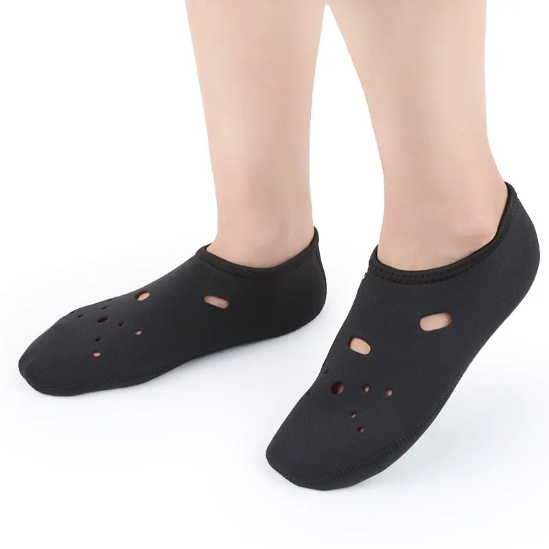 Neoprene Short Beach Socks Non-slip Anti-skid Scuba Hollow Dive Boots Snorkeling Sock Swimming Fins