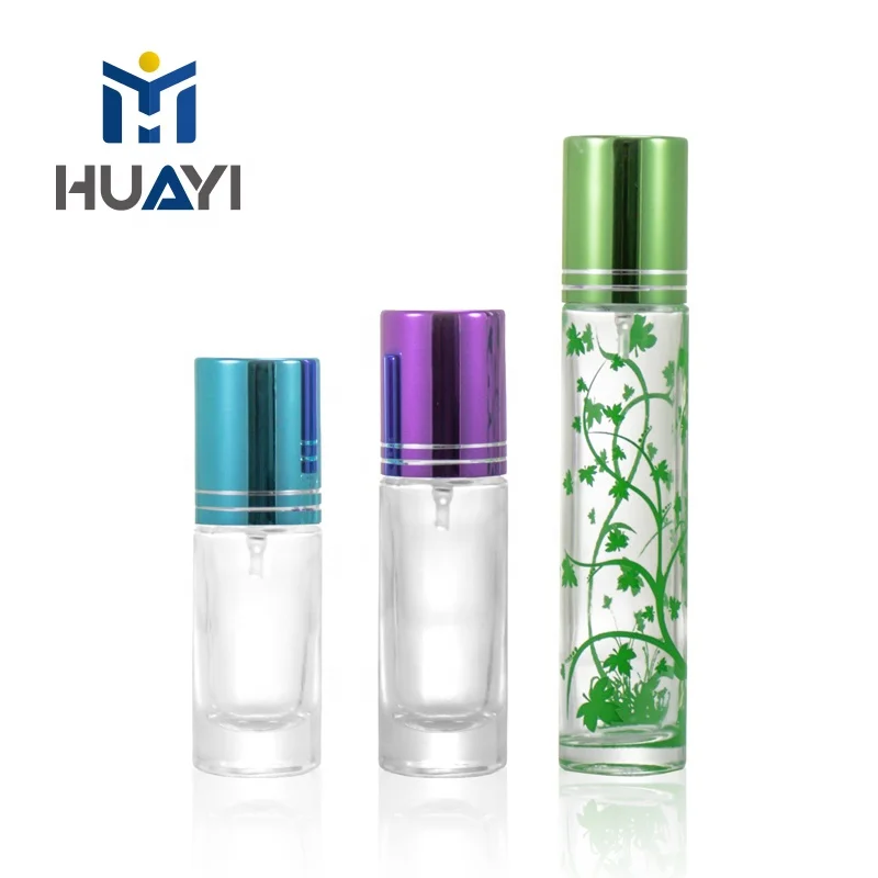 HUAYI Fashion Hot Sale 20 ml 30 ml 50 ml screw spray glass perfume bottle