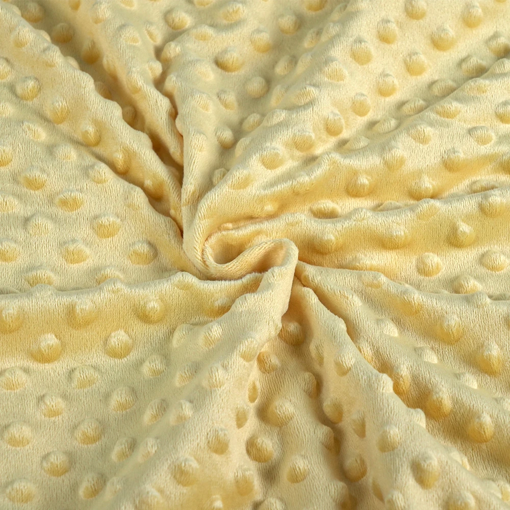 2024 new design Custom Size super soft Fleece Baby throw Blanket Plush Double Layer Minky Dot Warm kids Baby Blanket