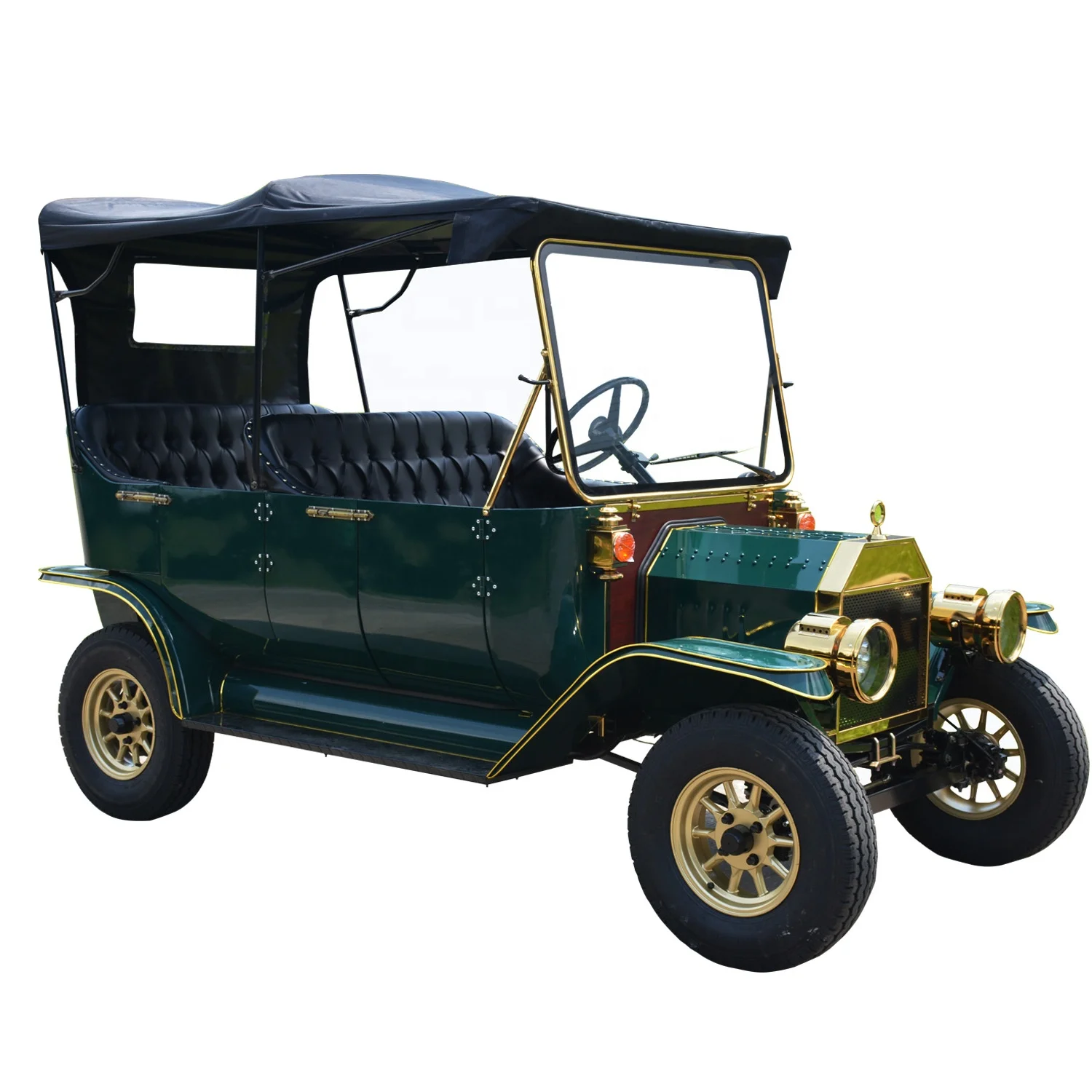 China supplier low price 5 seats electric classic car sightseeing bus