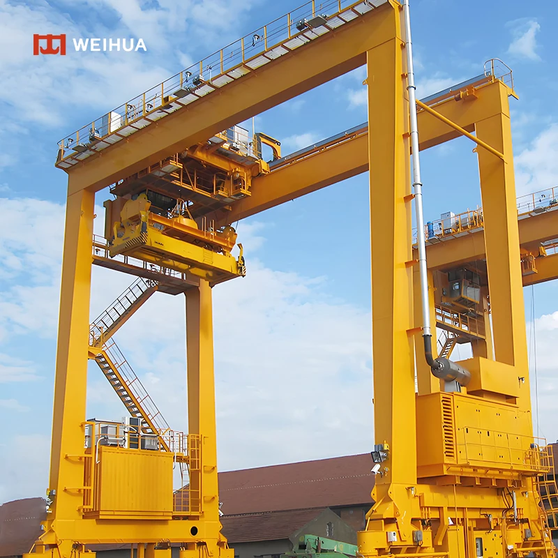 Лучшее качество применение доков 40ton RTG двухбалочный козловой кран с большой нагрузкой