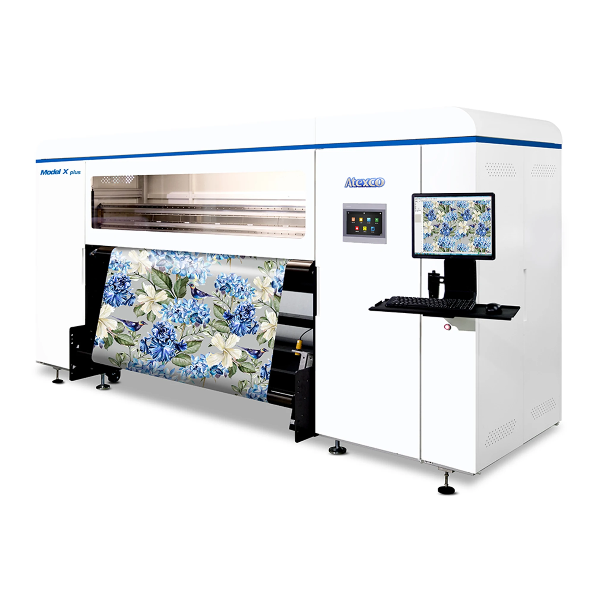 Atexco Model XP-4 High-Speed Industrial Grade Sportswear Jersey Sublimation Machine Kyocera Printhead