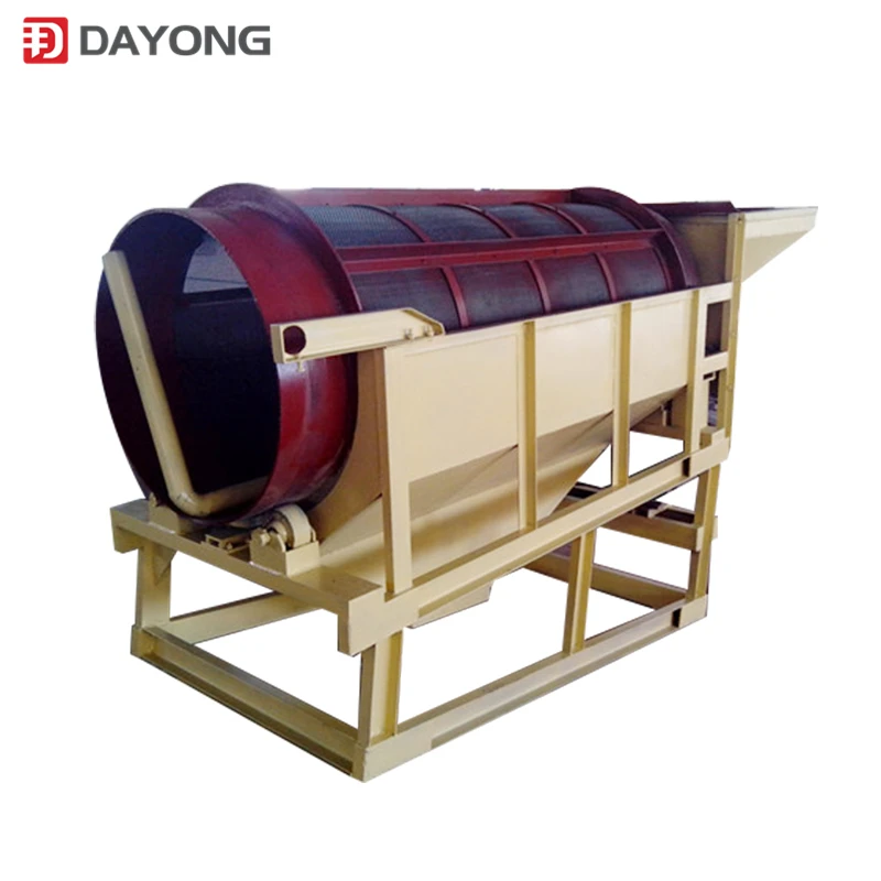Carbon Steel Trommel Rotary Sieve For Sand Grain
